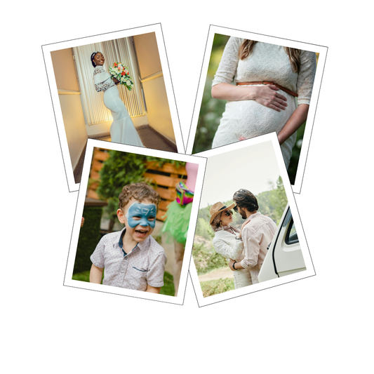 3.25 Wide x 4 Tall - Photo Magnets (4 Pack)