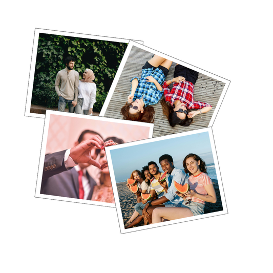 4 Wide x 3.25 Tall The Group Shot - Photo Magnets (4 Pack)